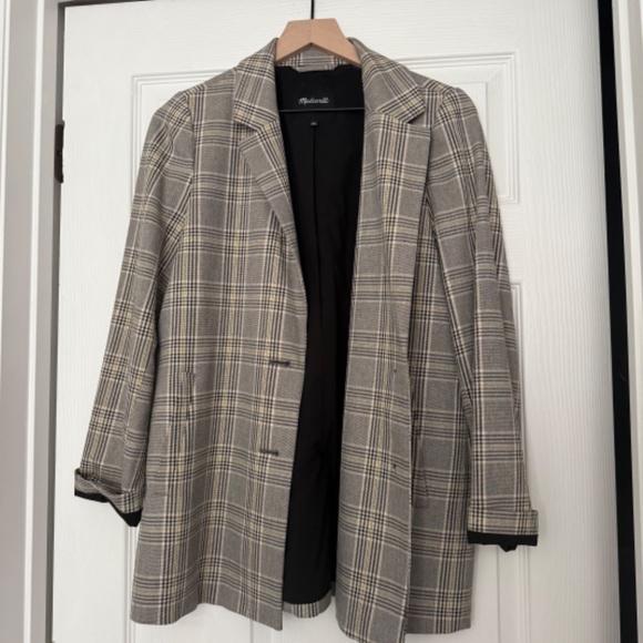 Madewell Dorset Blazer Cosley Plaid Medium - Picture 12 of 12